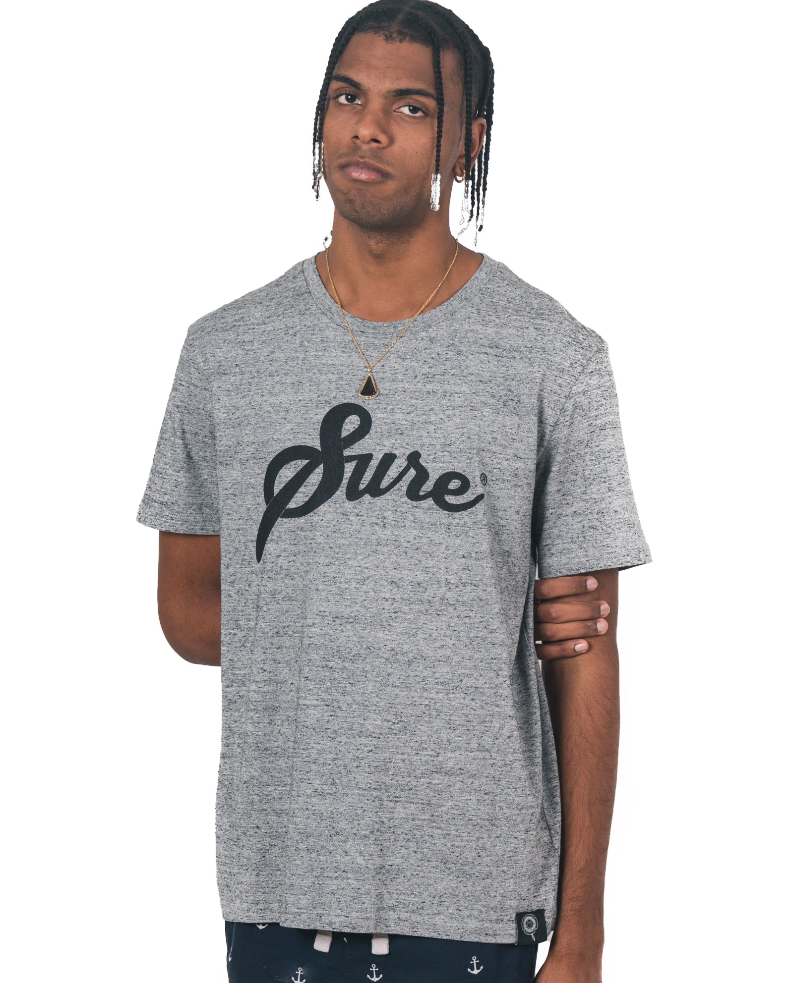 Tee-Shirt SURE Cali. - Gris / Chiné - SURE Clothing